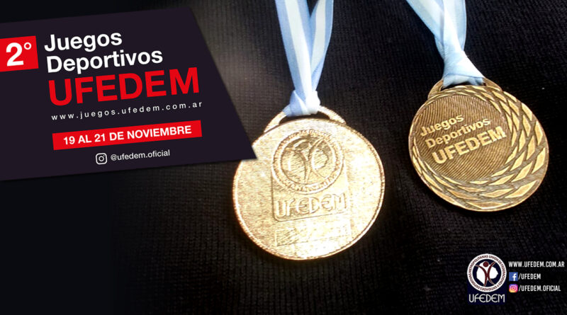 Se presentaron las medallas para los II Juegos UFEDEM